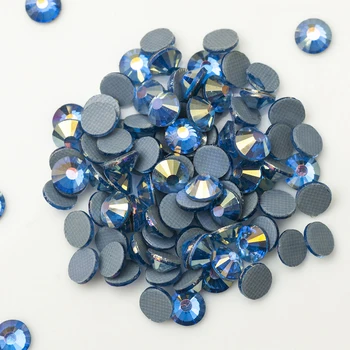 CTPA3bI 2058 SS16,SS20 Light Sapphire AB Hot-Melt Põhineb Kive Flatback Raud Kristallid DIY Crafts Rõivas Jõusaal Ülikond