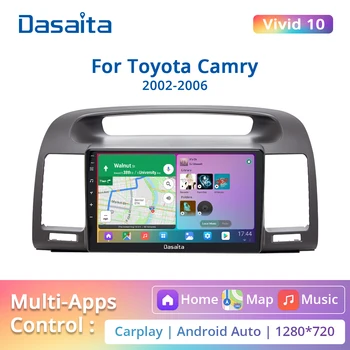 Dasaita Ergas Toyota Corolla 2006 2007 2008 2009 2010 2011 2012 2013 autoraadio 2din Android 10 Multimeedia Mängijad Navigation