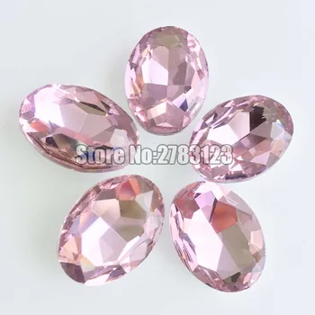 Tasuta kohaletoimetamine AAA Klaas Kristall, roosa värvi, ovaalse kujuga pointback kive,diy/nail art/rõivamanused SWOP010