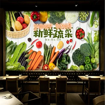 Värsked Orgaanilised Köögiviljad, Foto Tapeedid Põllumajandustootja Turul Puu-Köögivilja-Pood Tööstus-Decor Taust Seina Paber 3D Murals