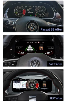Volkswagen Tiguan 2014 mk1 diisel Teramont Variant LCD Android Vahend Auto Armatuurlaua Ekraanil Intelligentne Multimeedia 1