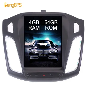 10.4 Tolline Android 8.1 Auto GPS Navigatsiooni DVD Mängija Ford Focus 2012-2017 Auto Raadio 4K Tesla Stiilis 1092*1080 4G+64G Headunit