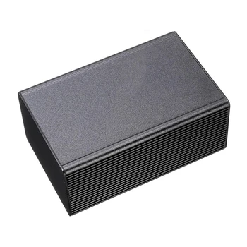 100*66*43mm Must Alumiinium Elektrooniline Kast Vahend Meeter Puuri Puhul