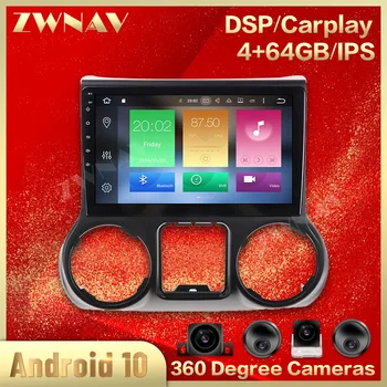 360Cameras IPS Ekraan Jeep grand nääkleja 2011 2012 2013 2014 2015 2016 10 Android Multimeedia Mängija, Audio-Raadio Diktofon