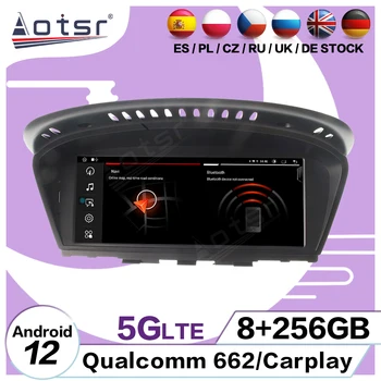 8+256GB Carplay Android 12 Mängija BMW 3-Seeria, 5-Seeria E60 e61 seadmesse E62 E63 E90 E91 CIC CCC GPS Navi Stereo Raadio juhtseade