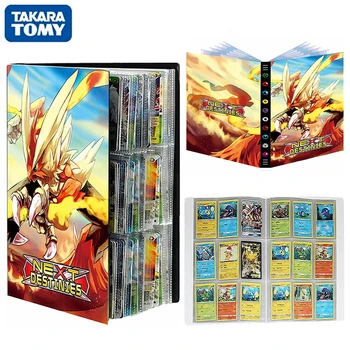 9 Tasku 432Pcs TAKARA TOMY Pokemon Album Lahe GX VMAX Mängu Kaardid Anime Kausta Kaart, Raamat, Koomiks Kogumise Omanik Kid Mänguasjad Kingitus