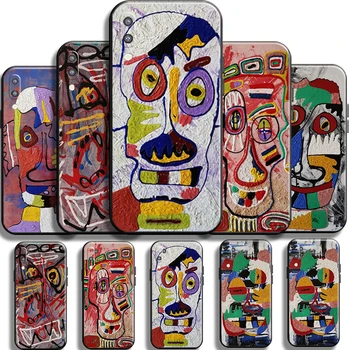 Abstraktne Kunst Graffiti Maali Telefoni Puhul Samsungi Galaxy M10 TPÜ Põrutuskindel Täieliku Kaitse Coque Pehme Funda Carcasa Tagasi