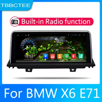 Auto Multimeedia Android Autoradio Auto Raadio GPS-Mängija BMW X6 E71 2011 2012 2013, BT, WIFI, Peegel Link Navi