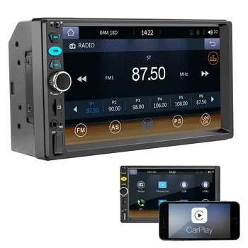 Auto stereoraadio Auto Raadio Audio Vastuvõtja 7 Tollise Puutetundliku Ekraaniga Multimeedia MP5 Mängija juhtseade Toetada FM-AM Tagurdamine Pilt
