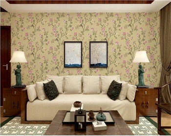 beibehang Ameerika pastoraalne lill 3d tapeet mittekootud retro Hiina magamistuba, elutuba TV taust seina paberid home decor
