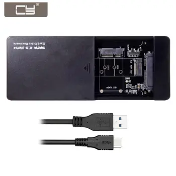 Chenyang NGFF Combo M. 2 NGFF B-key & mSATA SSD ja USB Type-C Converter Juhul ruumi Lüliti