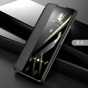 Eest Vivo x80 juhul klapp nahast Originaal PU nahast Flip Smart aknas telefoni puhul vivo x80 pro juhul hõlmata juhul fundas