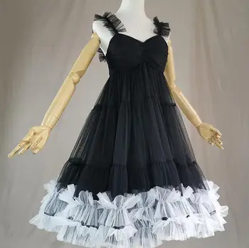 Kallite kohandamine Kohandatud mood 2021 uus Must suspender mannekeeni kleit-line salli silma kleit kõrge kvaliteet ja unikaalne stiil