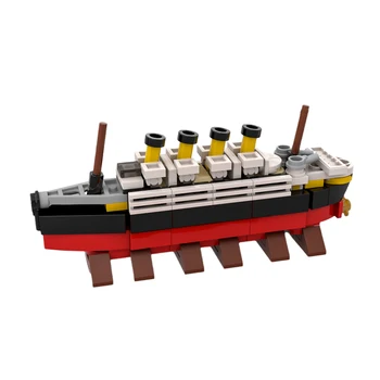 KES 152pcs Micro Titanic Building Block Kit 10294 Mudel, Väike Versioon Laeva Tellised Mudel Kid Tüdrukud Poisid Täiskasvanud Puzzle Aju Mänguasjad Bi