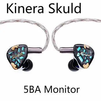 Kinera Skuld 5 BA Juhi In-ear Monitor IEMs DJ Studio Kõrvaklapid eemaldatava 2pin Kaabel Audiophile Muusikud Earbuds