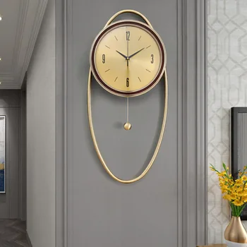 Luksus Pendel Seina Vaadata Home Design Silent Suur Seina Kella Minimalistlik Minimalistlik Horloge Murale Kodu Saatr LL50WC