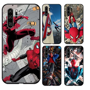 Marvel Spiderman Telefon Juhtudel Huawei Honor P20 P20 Lite P20 Pro P30 Lite Huawei Honor P30 P30 Pro Carcasa Tagakaas Funda
