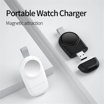Mini Kaasaskantav Adapter Apple iWatch 1 2 3 4 5 6 7 SE Dokk Kiire Laadimine Smart Watch Juhtmeta Laadija Alus