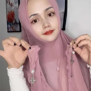 Moslemi Mood Naise Maski, Murrab Sifonki Suvel Shayla Hijab Kannab