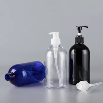 Must Selge Sinine 500ML X 20 Kosmeetika Losjoon Pumbaga Pudel Aerosooli Isikliku Hügieeni vedelseep Tühjad Pakendid