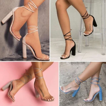 Naiste Jalatsid Sandal Läbipaistev Pael Paks Kanna Kõrge Sandaalid Mood Suured Kaubandus Suvel Uus Flash Müük