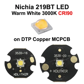 Nichia 219BT Soe Valge 3000K CRI90 SMD 3535 LED Emitter Kõrge CRI Taskulamp DIY Rant Pirn
