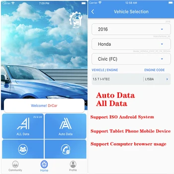 Online-Konto Tarkvara, Automaatne andmete Auto Andmed Alldata Kõik Andmed, mis Toetab Arvuti ISO Android Süsteemi Tablett Telefon Mobiilne Seade
