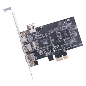 PCIE x1, et 1394 expansion card PCI-E 1X, et 1394 kaart 4-port DV HD video capture kaart