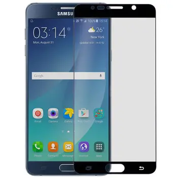 Samsung Galaxy Märkus 5 Karastatud klaasist 3D Full Screen Kate Screen Protector Film Guard aasta Eest LISA5 N920 N9200