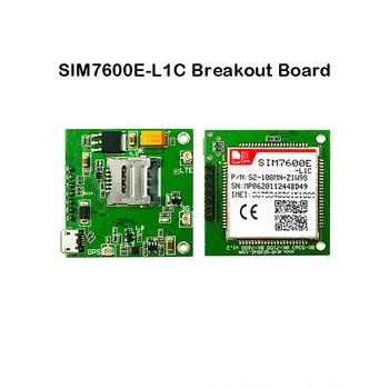 SIMCOM SIM7600E-L1C Breakout Pardal odav SIM7600E LTE Cat1 moodul core juhatuse LTE-FDD B1 B3 B7 B8 B20 EMEA Korea Tai