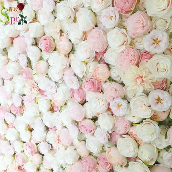 SPR 4ft*8ft rulli lill seina pulm teenetemärgi lill isiku korral lava taustaks dekoratiivne lill tabel keskpunkt