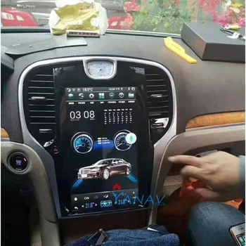 Tesla Auto Stereo Raadio DVD Mängija Chrysler 300C 2013-2021 Vertikaalse Ekraaniga Android Süsteem, Auto Multimeedia Audio Video Player
