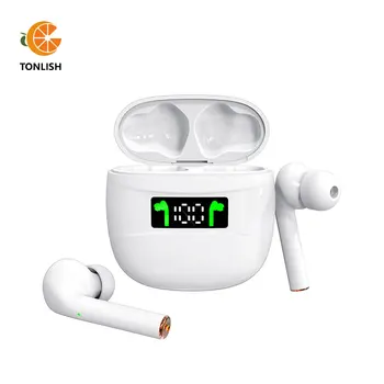 TONLISH J3 Pro ENC TWS Bluetooth 5.2 Kõrvaklapid 500mAh Aku Kasti Juhtmevaba Digitaalne Ekraan Earbuds Kõne Müra Vähendamine