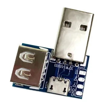 USB-adapter juhatuse meeste ja naiste microUSB header/Type-C 4P 2.54 mm sirge pistik