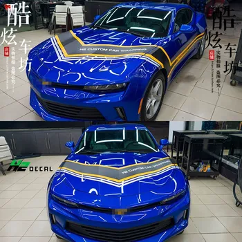 Uus Custom Sport Auto Vinüül Kleebis Foolium Chevrolet Camaro Keha Kaunistamine Auto Foolium Tarvikud