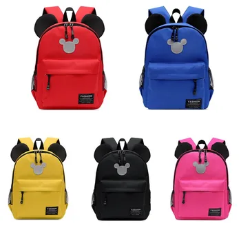 Uus Disney minnie lasteaia kott multifilm Miki laste 2-5 aastased poisid tüdrukud kooli kotti reisi seljakott võimsus