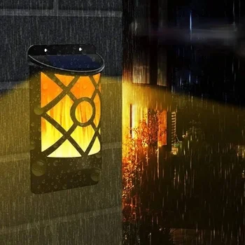 Veekindel Päikese Vilkuvat Tuld Induktsiooni Lamp 66pcs LED Päikese Valguse Jõul Seinale paigaldatud Hoovis Hoov Disain