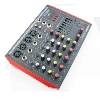 MiCWL YAMAH MG6 6 Mikrofoni Kanal Live Audio Mixing Console DJ Mikser 48V Phantom Saada 7 EQ USB TAPE 1