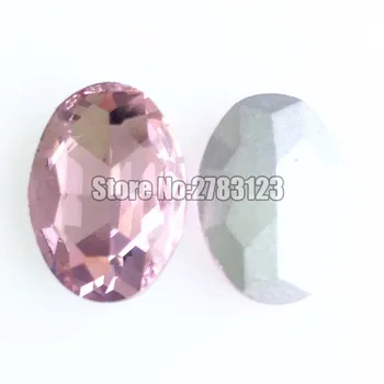 Tasuta kohaletoimetamine AAA Klaas Kristall, roosa värvi, ovaalse kujuga pointback kive,diy/nail art/rõivamanused SWOP010 1