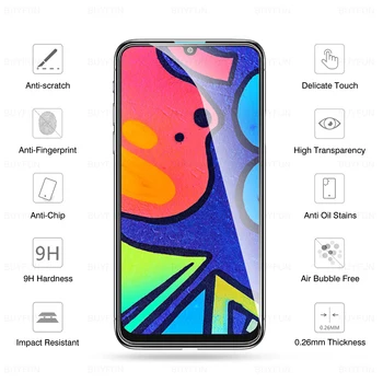 3TK Samsung Galaxy F41 F52 5G Täielikult Katta Ekraan Karastatud Klaasist Samsung J4 Pluss J6 J8 2018 Xcover 6 Pro Quantum 2 9H 2