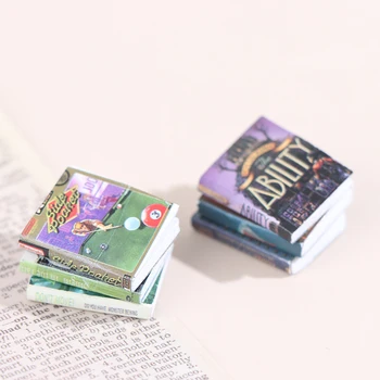 1tk Mini Raamatud, Mänguasjad 1:12 Nukumaja Kääbus mööblitarvikud Mänguasja Kaunistamiseks Eri Seeria Raamatuid Lapsed Mänguasjad 3