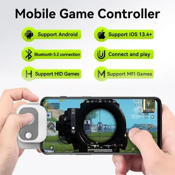 Mobile Gaming Vastutav Töötleja Aktiveerimine Kaabel Mobiil Gamepad Mäng Juhtnuppu. Telefon Game Controller For Android PC Kontrollerid 3