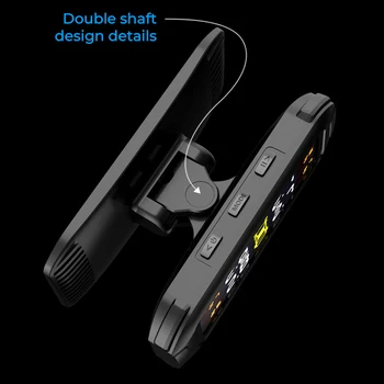 Smart Auto TPMS rehvirõhu Jälgimise Süsteem Solar Power Digitaalne TMPS LCD Ekraan, USB-Auto Turvalisus Alarm rehvirõhu Andur 4