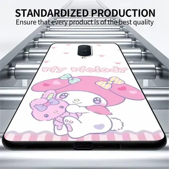 Telefoni Puhul OnePlus 8T Nord 2 9 7 10 8 Pro 9R N10 N20 jaoks Oppo A15 A16 A53 A74 Must Bumper Fundas Hello Kitty Pom Pom Puriin 4