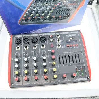 MiCWL YAMAH MG6 6 Mikrofoni Kanal Live Audio Mixing Console DJ Mikser 48V Phantom Saada 7 EQ USB TAPE 5